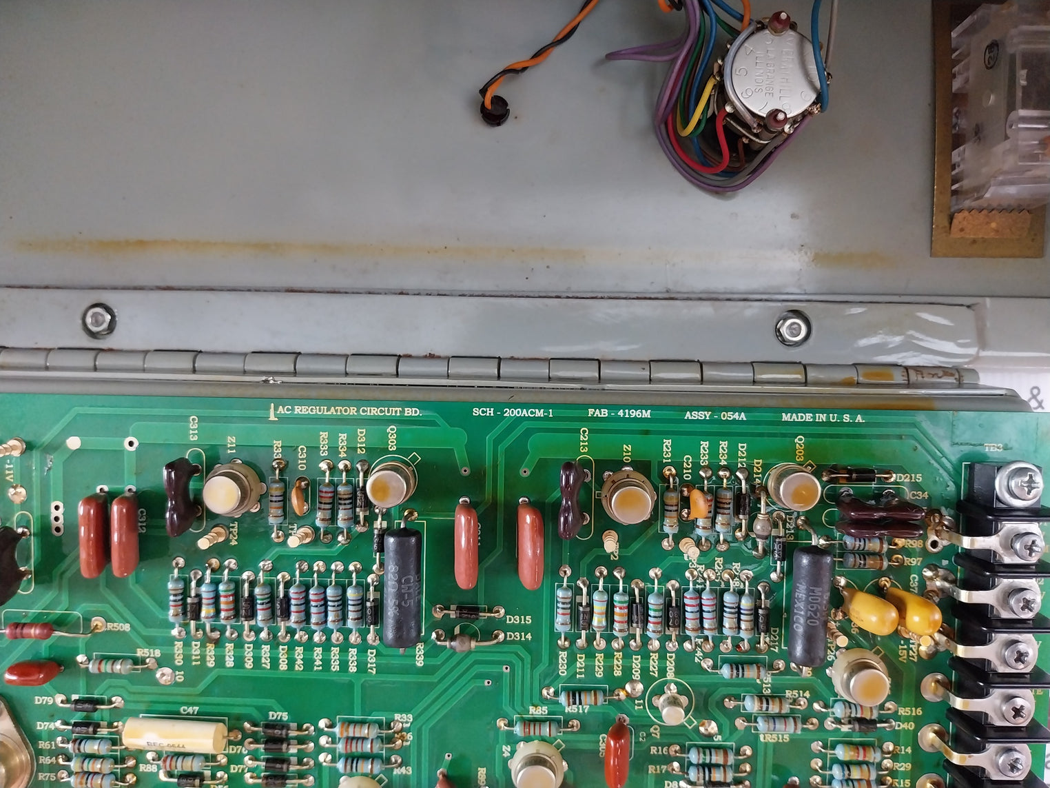 Zeefax 0521-2500 Ross Hill Ac Controls Module Emd E8/E9 600 Volts