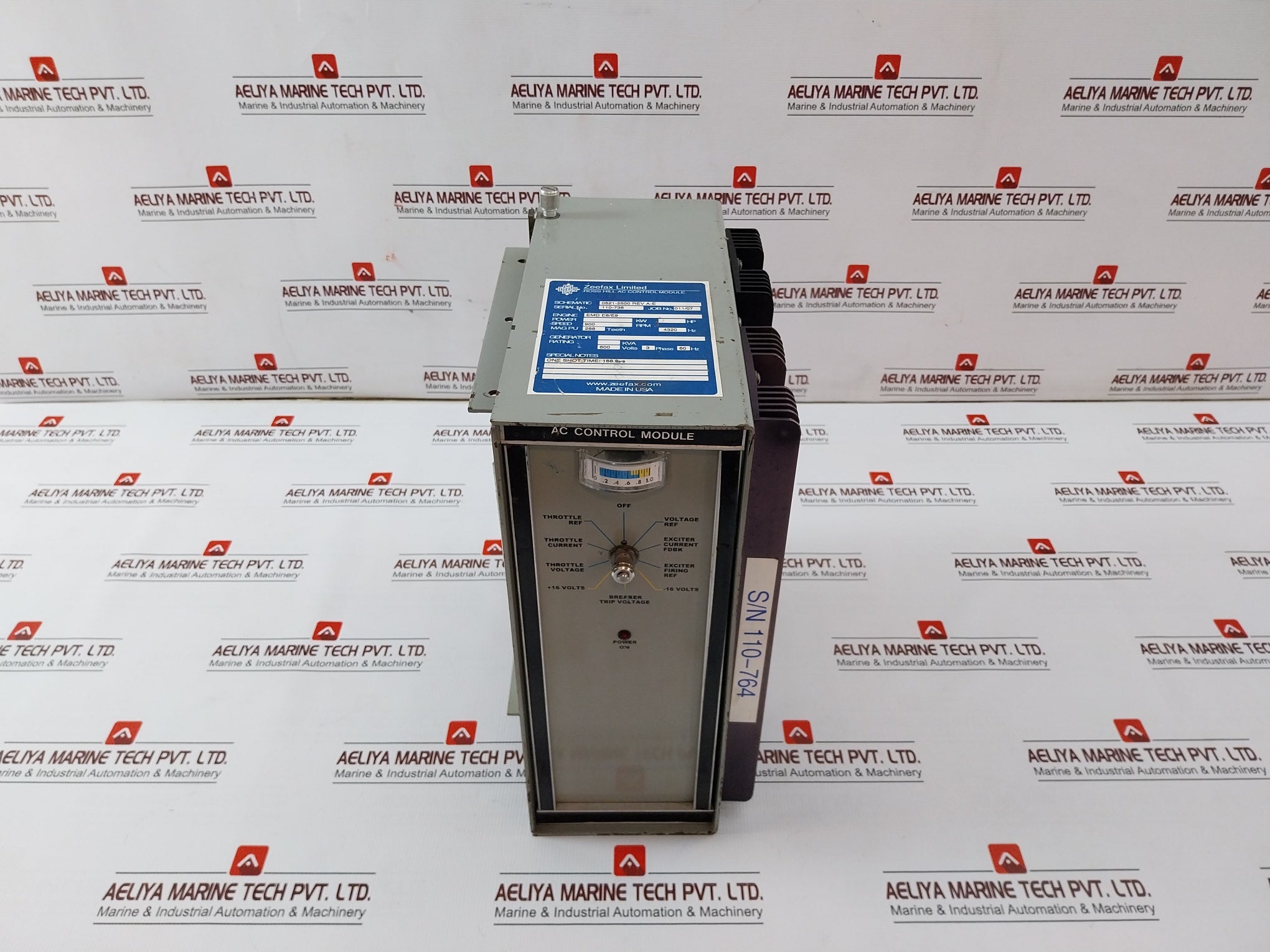 Zeefax 0521-2500 Ross Hill Ac Controls Module Emd E8/E9 600 Volts