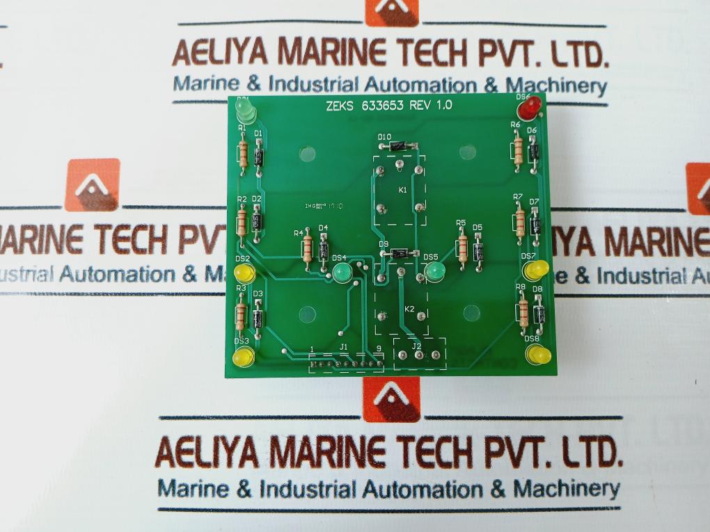 Zeks 633653 Printed Circuit Board Rev 1.0 94V-0
