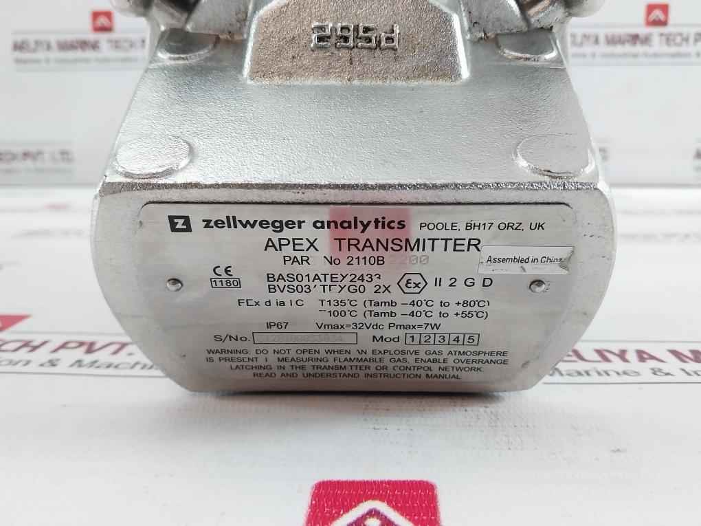 Zellweger Analytics 2110B2200 Apex Transmitter 2110B2070 32Vdc 7W Ip67