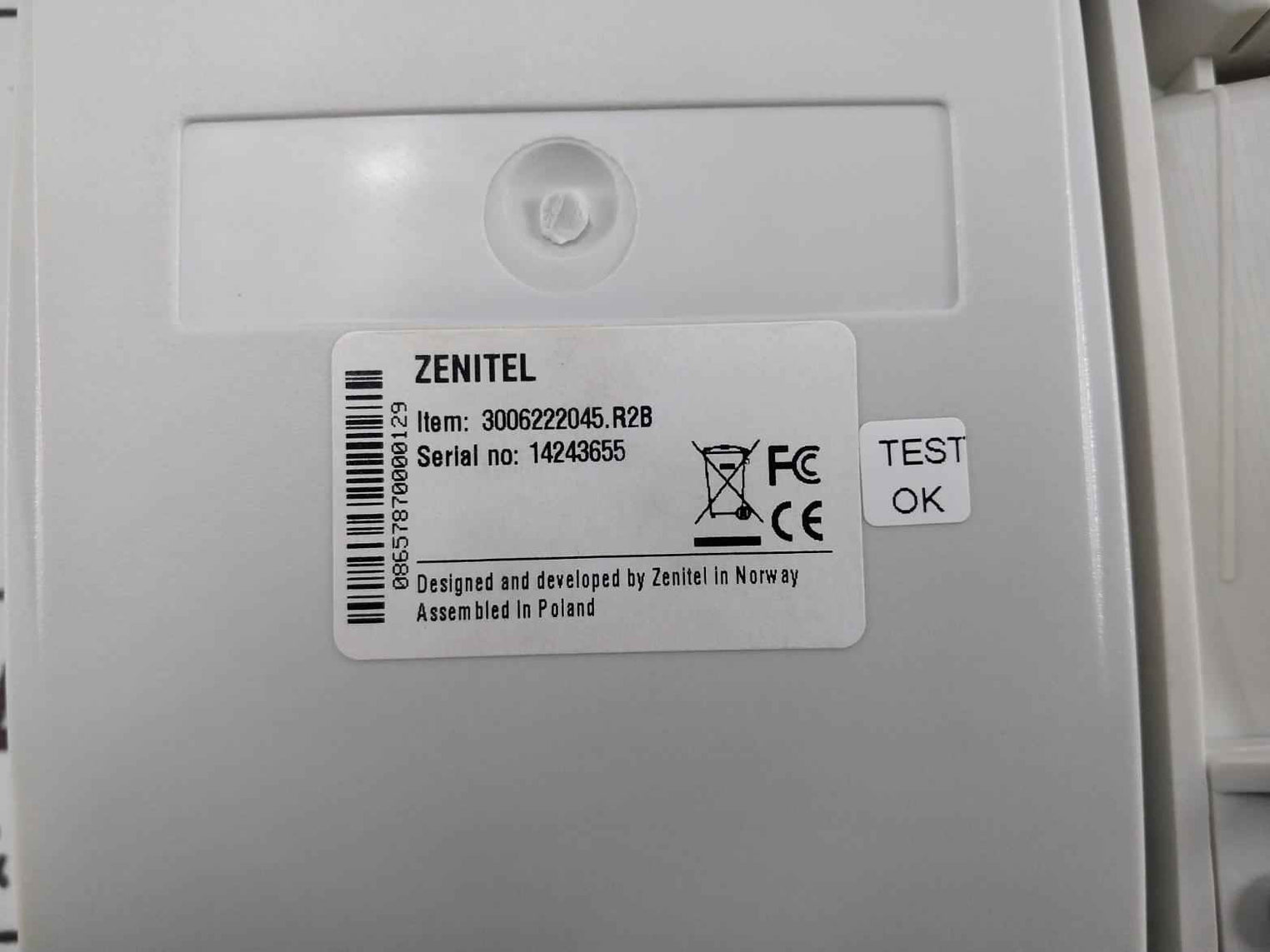 Zenitel 3006222045.r2b