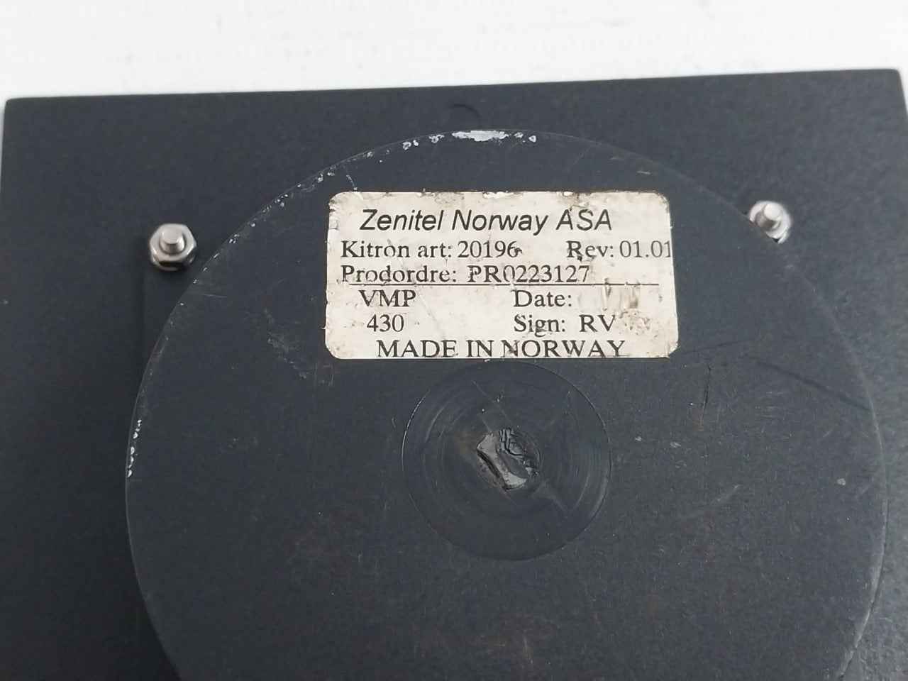 Zenitel Vmp 430 Main Station For Flush Mounting 6974/2 Rev: 01.01