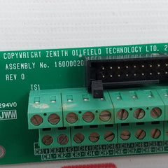 Zenith 16000020 Analog I/O Terminal Module Rev 0 4-20Ma