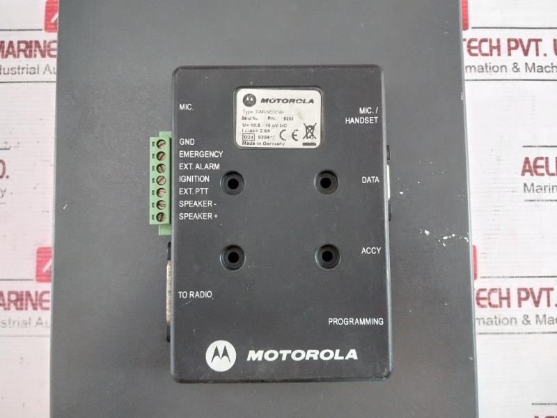 Zetron 390-p Motorola Gmln5089B Radio Interface 901-9688 Data Junction Box