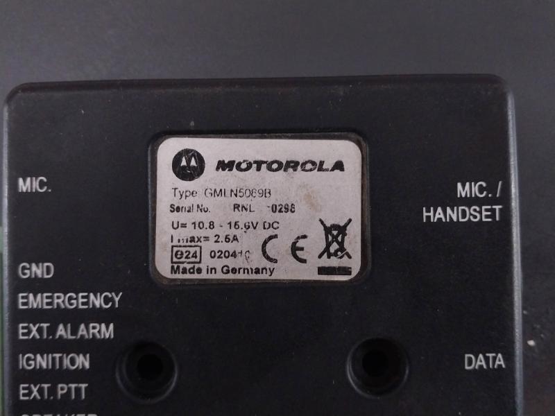 Zetron 390-p Motorola Gmln5089B Radio Interface 901-9688 Data Junction Box