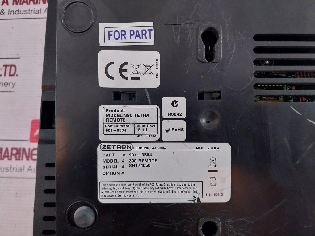 Zetron 390 Desktop Remote Controller 901-9564