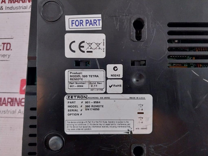 Zetron 390 Desktop Remote Controller 901-9564