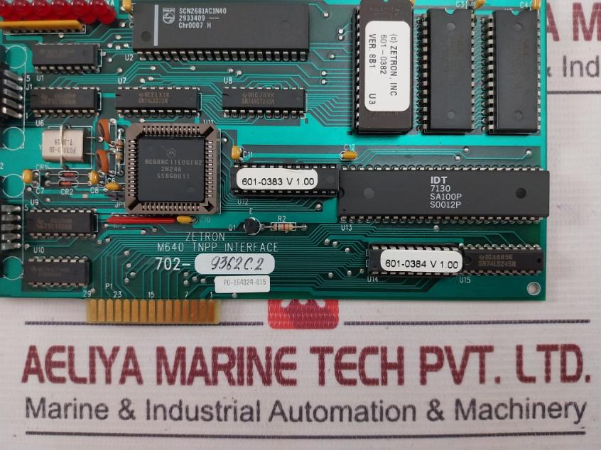 Zetron 702-9362C.2 M640 Tnpp Interface Pcb Board Ver. 8B1 U3