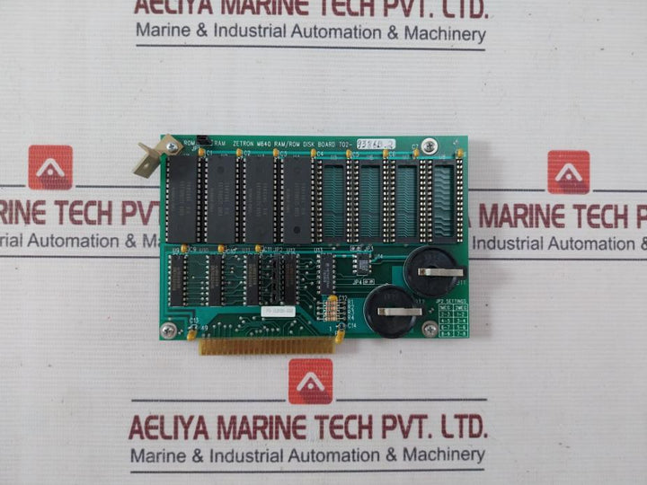 Zetron 702-9386B.2 M640 Ram/Rom Disk Pcb Board 1-v0