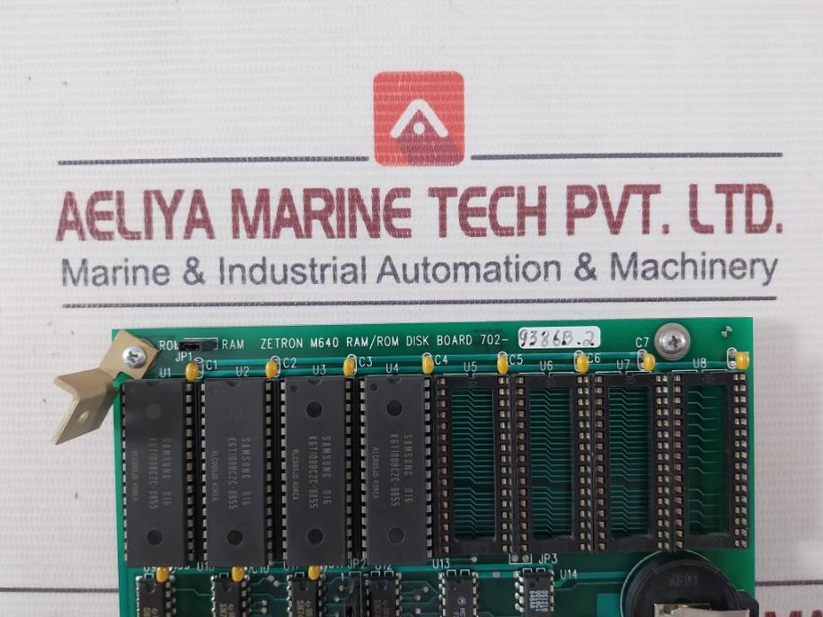 Zetron 702-9386B.2 M640 Ram/Rom Disk Pcb Board 1-v0