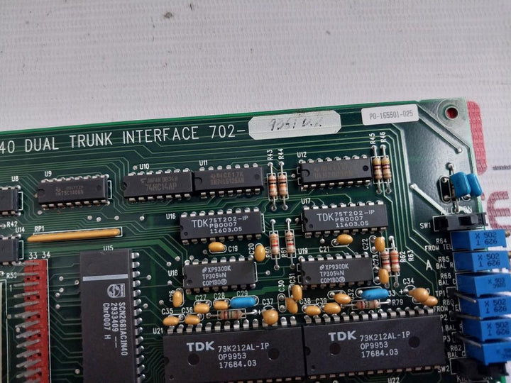Zetron M640 Dual Trunk Interface Pcb 410-9361B