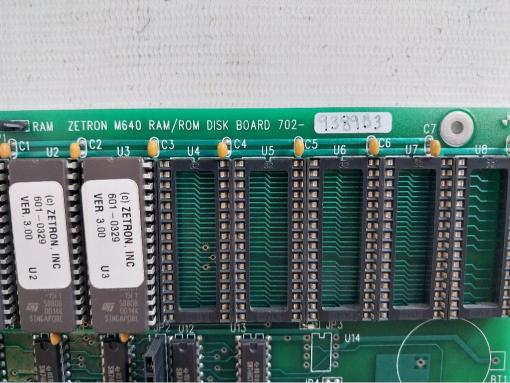 Zetron M640 Ram/Rom Disk Board 410-9386A
