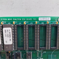 Zetron M640 Ram/Rom Disk Board 410-9386A