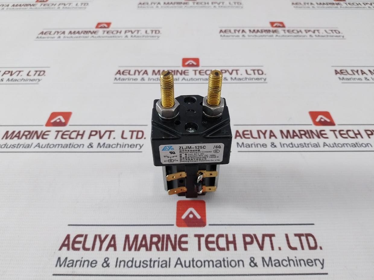 Zhejiang Dongya Electric Zljm-125C/60 Magnetic Latching Dc Contactor 60 Vdc 125A
