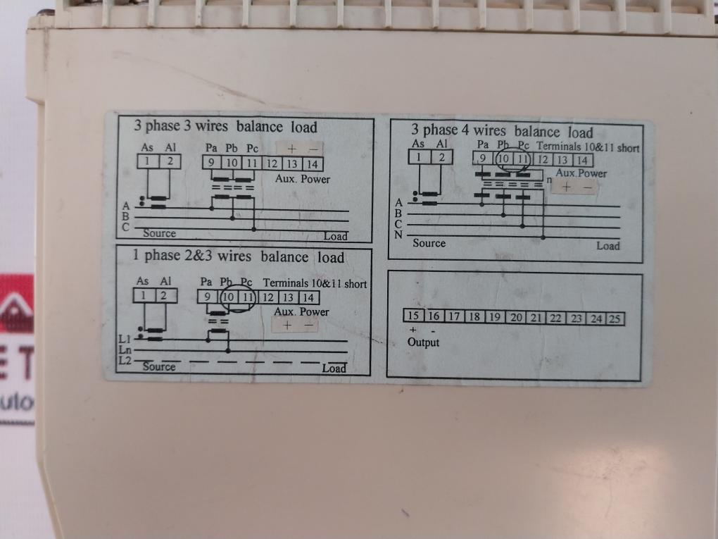 ZHEJIANG GPPF Power Factor Transducer 110v 1a 60hz