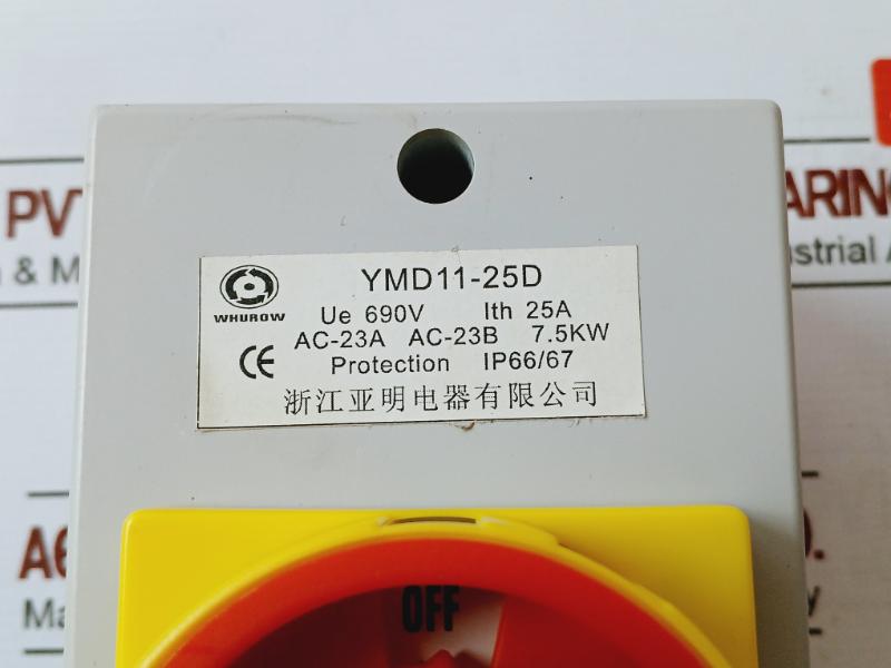 Zhejiang Yaming Ymd11-25D Load Break Universal Power Padlock Isolator Switch