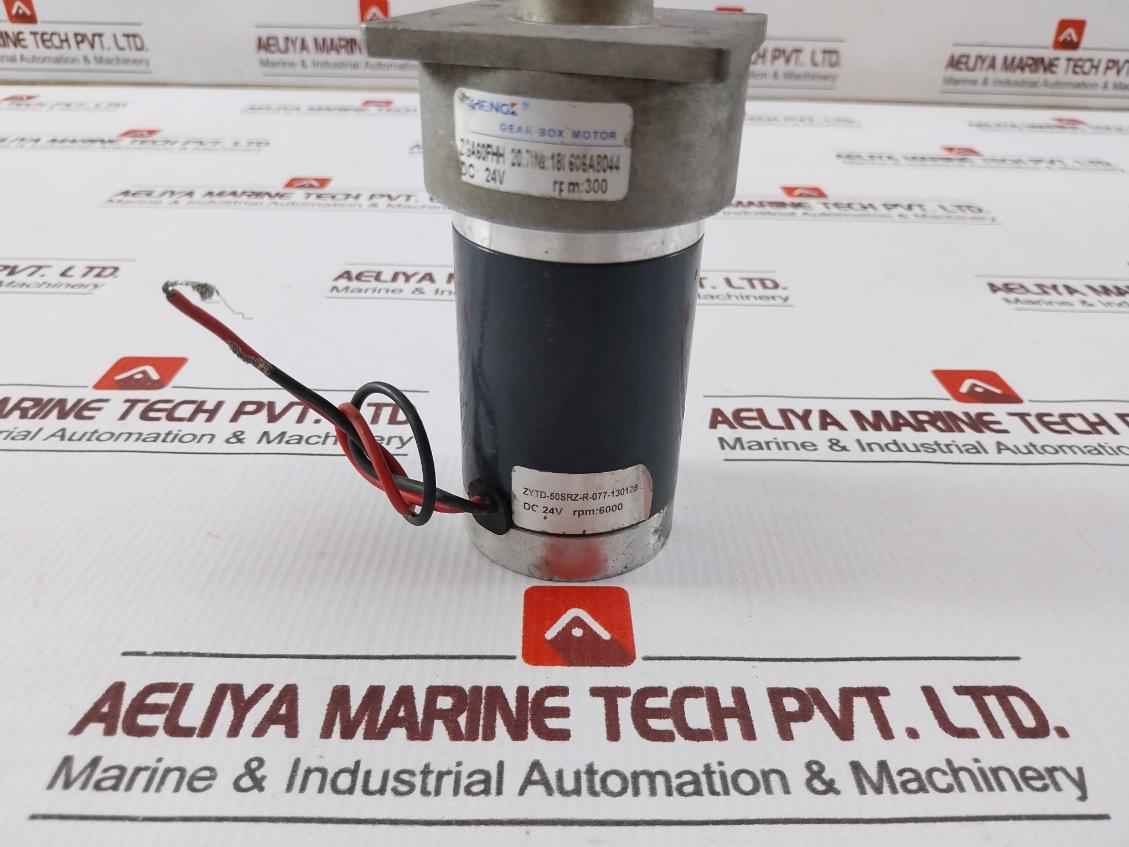 Zheng Zga60Fhh Gearbox Motor 300Rpm,24V Dc,Zytd-50Srz-r-077-130125