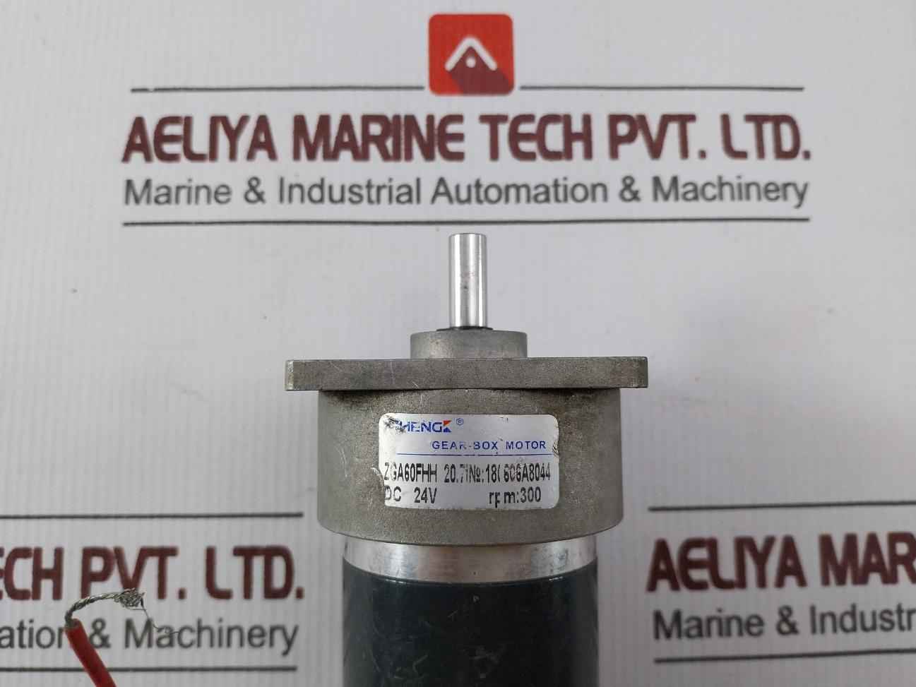 Zheng Zga60Fhh Gearbox Motor 300Rpm,24V Dc,Zytd-50Srz-r-077-130125