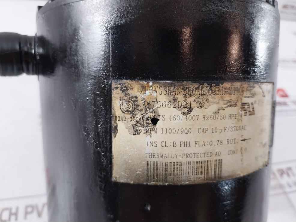 Zhongshan Broad Ocean Motor Y7S662D21 1-ph Condenser Fan Motor Replacement
