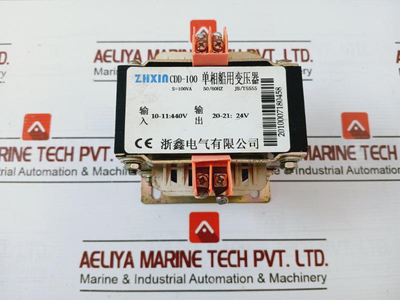 Zhxin Cdd-100 Single Phase Marine Transformer 100 Va 2010007180458 50/60 Hz