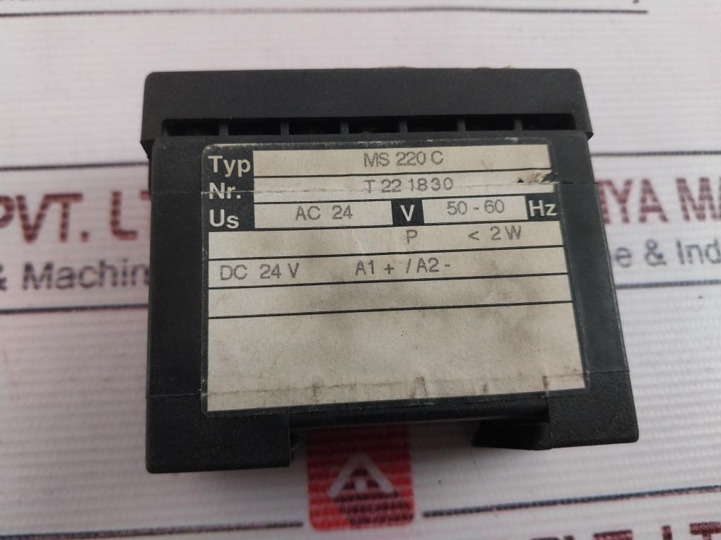 Ziehl Ms220C Ptc Thermal Trip Device Relay 50/60Hz