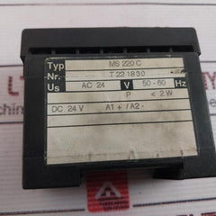 Ziehl Ms220C Ptc Thermal Trip Device Relay 50/60Hz