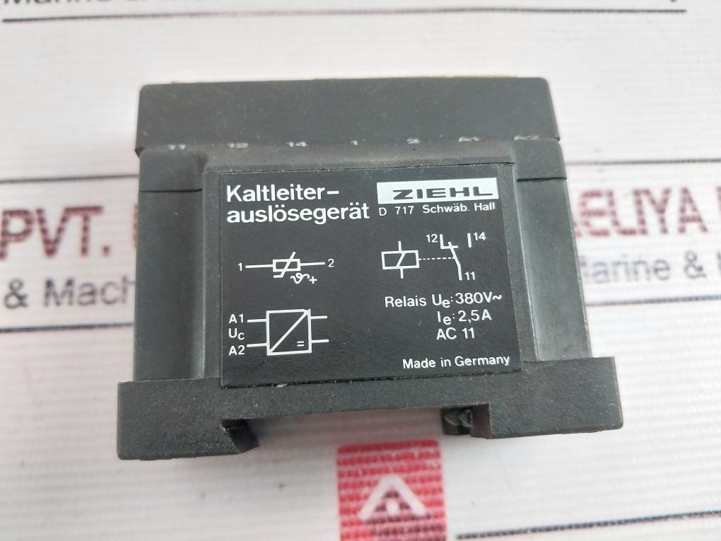 Ziehl Ms220C Ptc Thermal Trip Device Relay 50/60Hz