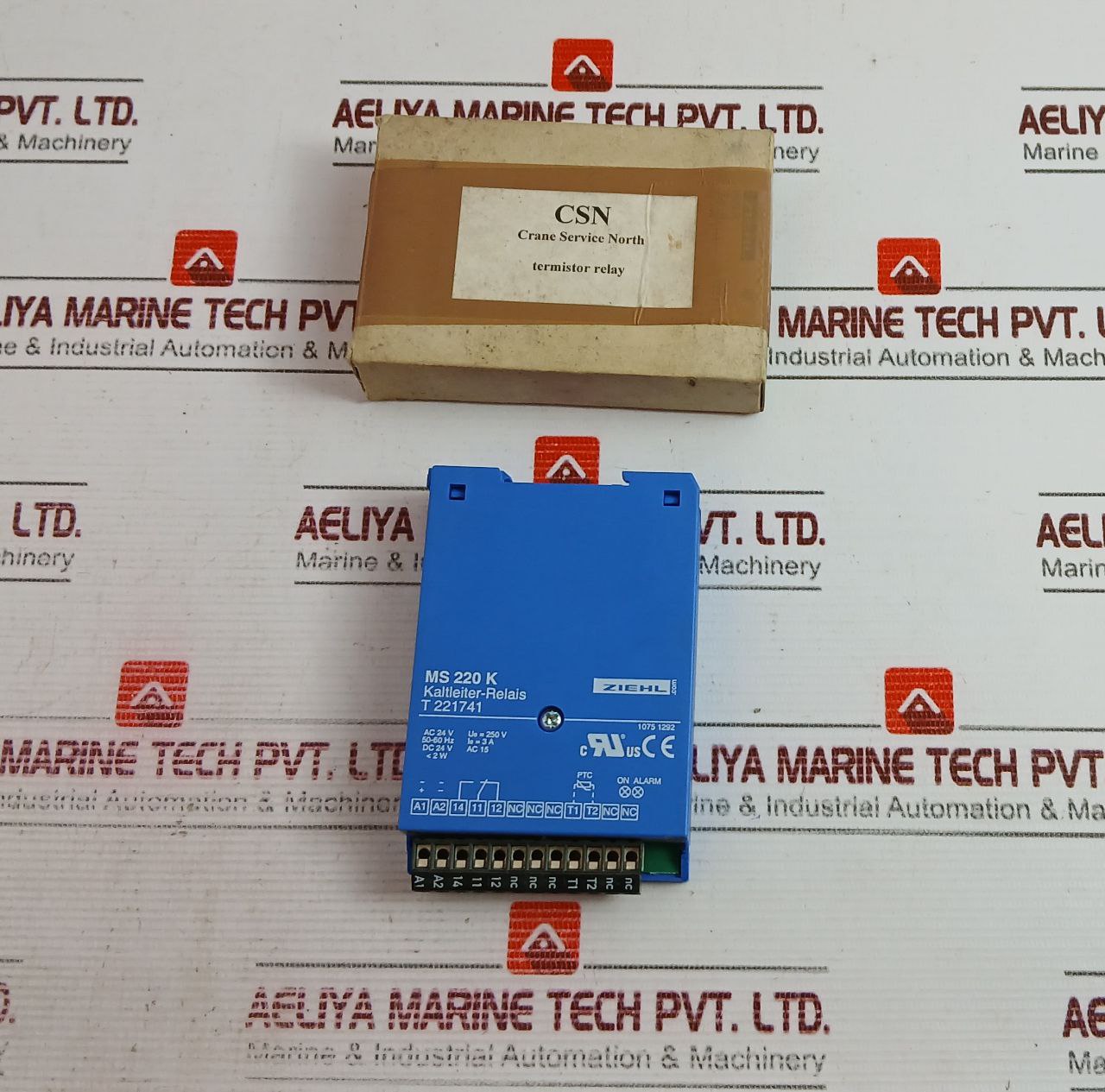 Ziehl Ms 220 K Motor Protection Relay 3A 250V 50-60 Hz