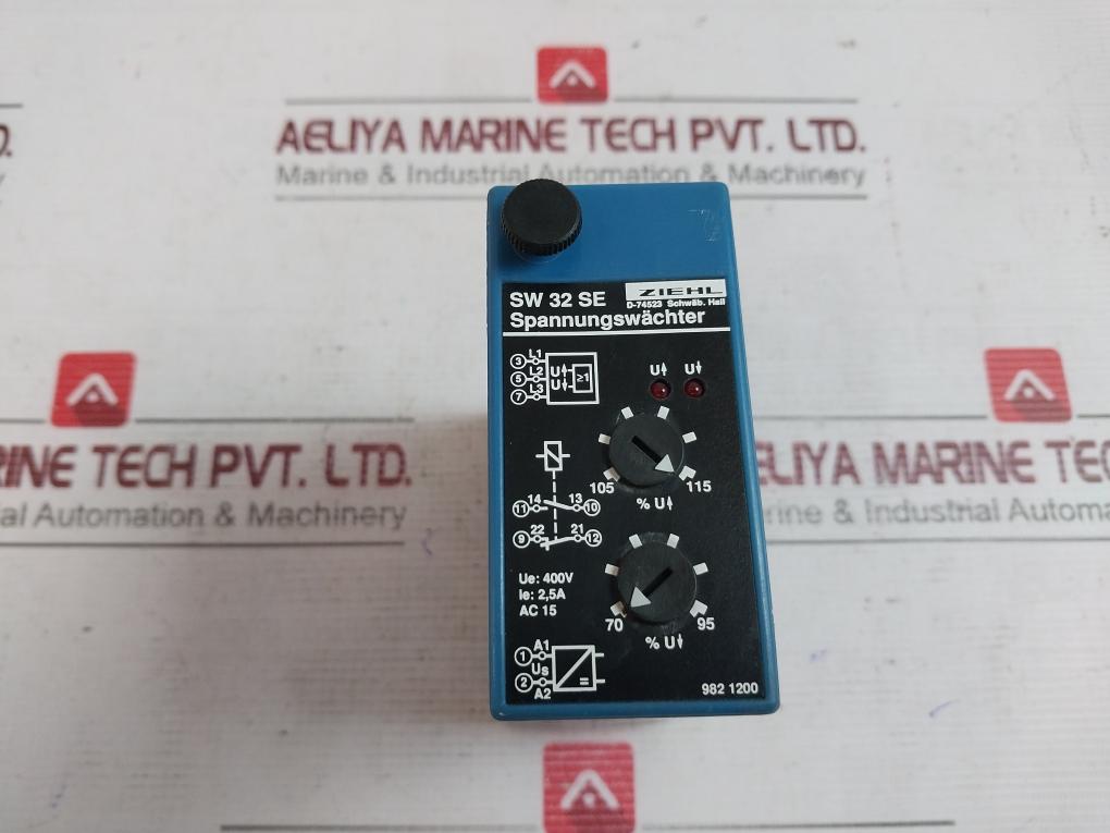 Ziehl Sw 32 Se Voltage Monitor 400V 2,5A 982 1200