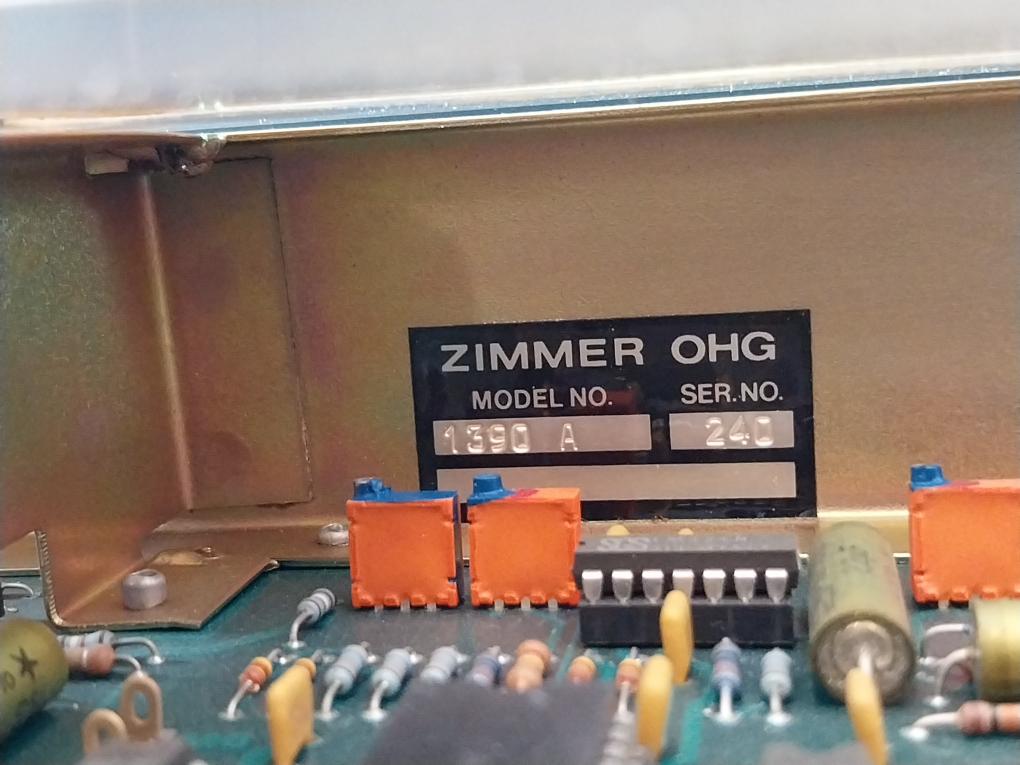 Zimmer Ohg 1390A Control Unit 24Vdc