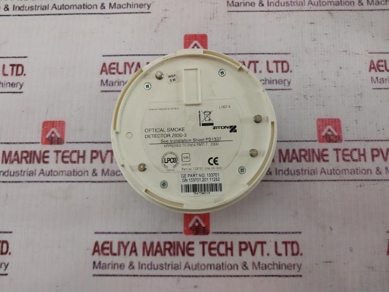 Ziton Z630-3 Optical Smoke Detector En54 Part 7:2000 0786-cpd-20031