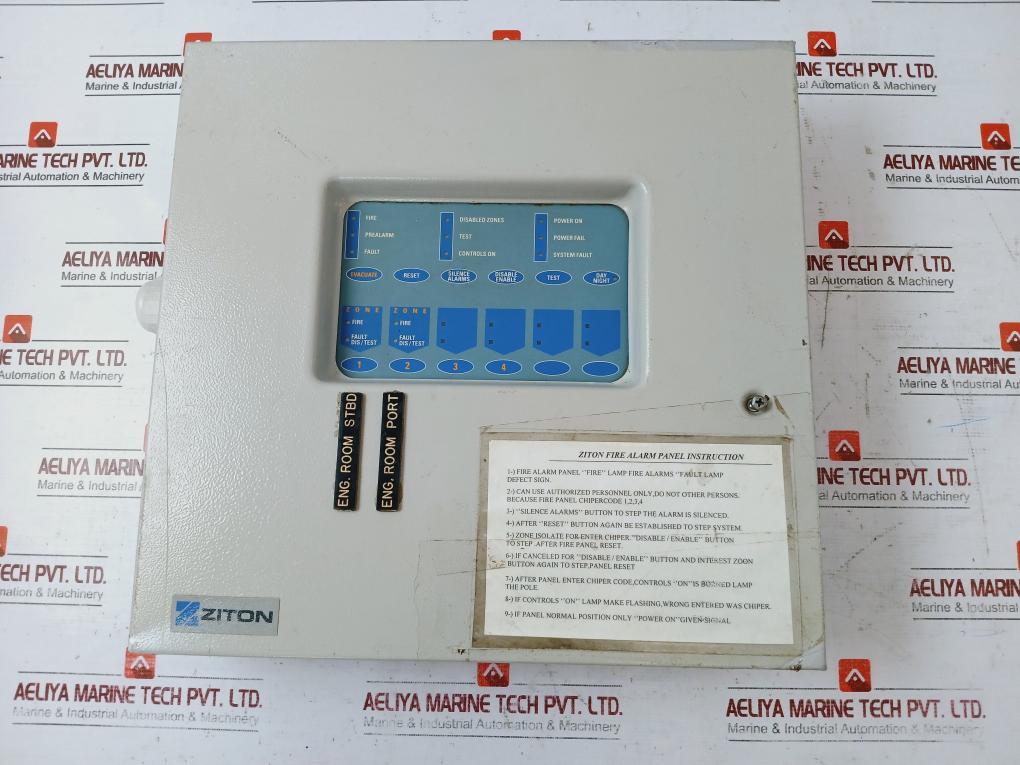 Ziton Zn Xf-c2 Fire Alarm Panel 230 Vac 50/60 Hz 0.3A Rev.A2