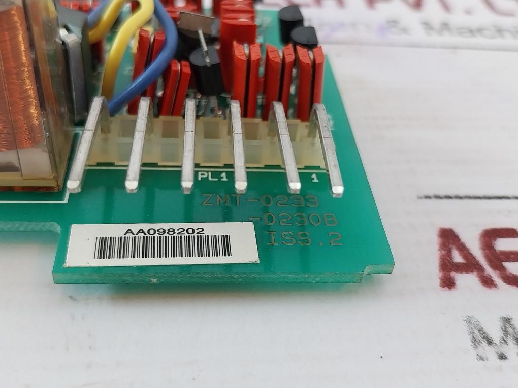 Zmt 0233-0230A Iss.2 Analog Relay Board 1891 Th