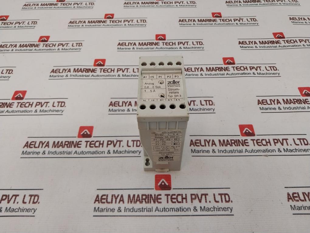 Zoller Elektrotechnik Sr 3 Overload Relay 220V, 50/60Hz 3A