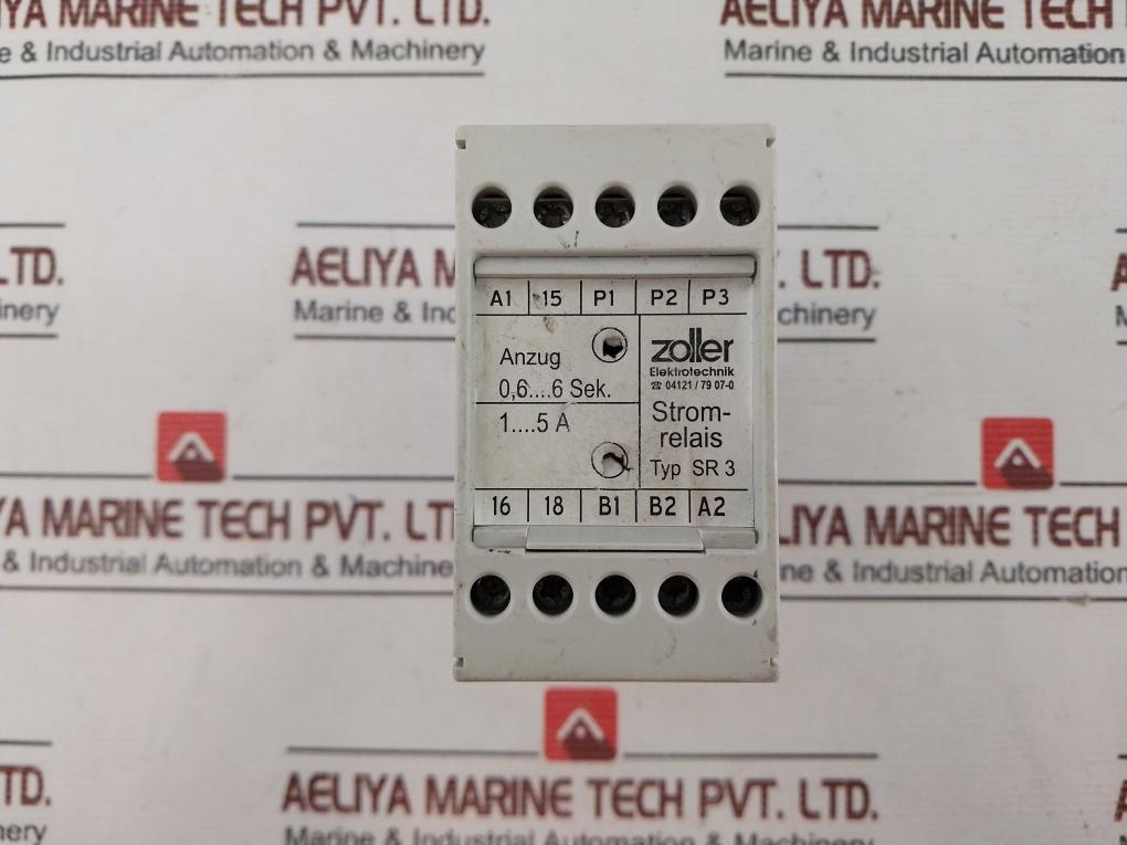 Zoller Elektrotechnik Sr 3 Overload Relay 220V, 50/60Hz 3A