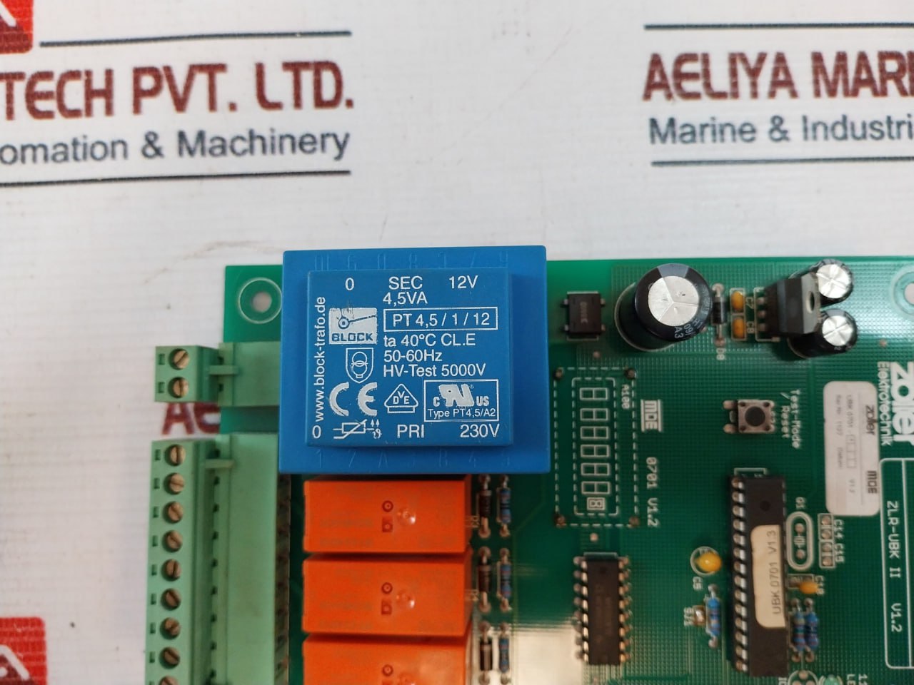 Zoller Elektrotechnik Zlr-ubk Ii V1.2 Uv-control Printed Circuit Board