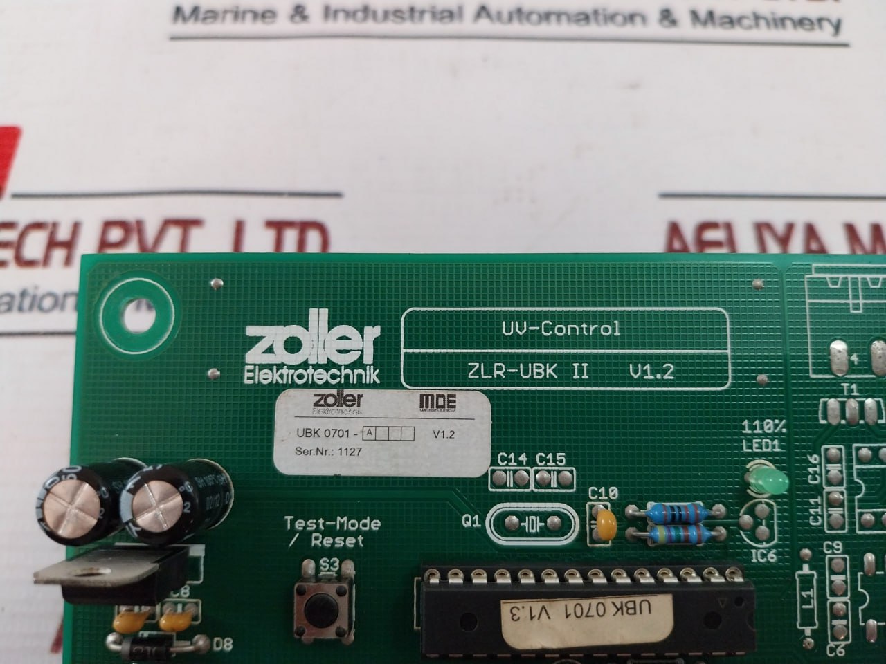 Zoller Elektrotechnik Zlr-ubk Ii V1.2 Uv-control Printed Circuit Board
