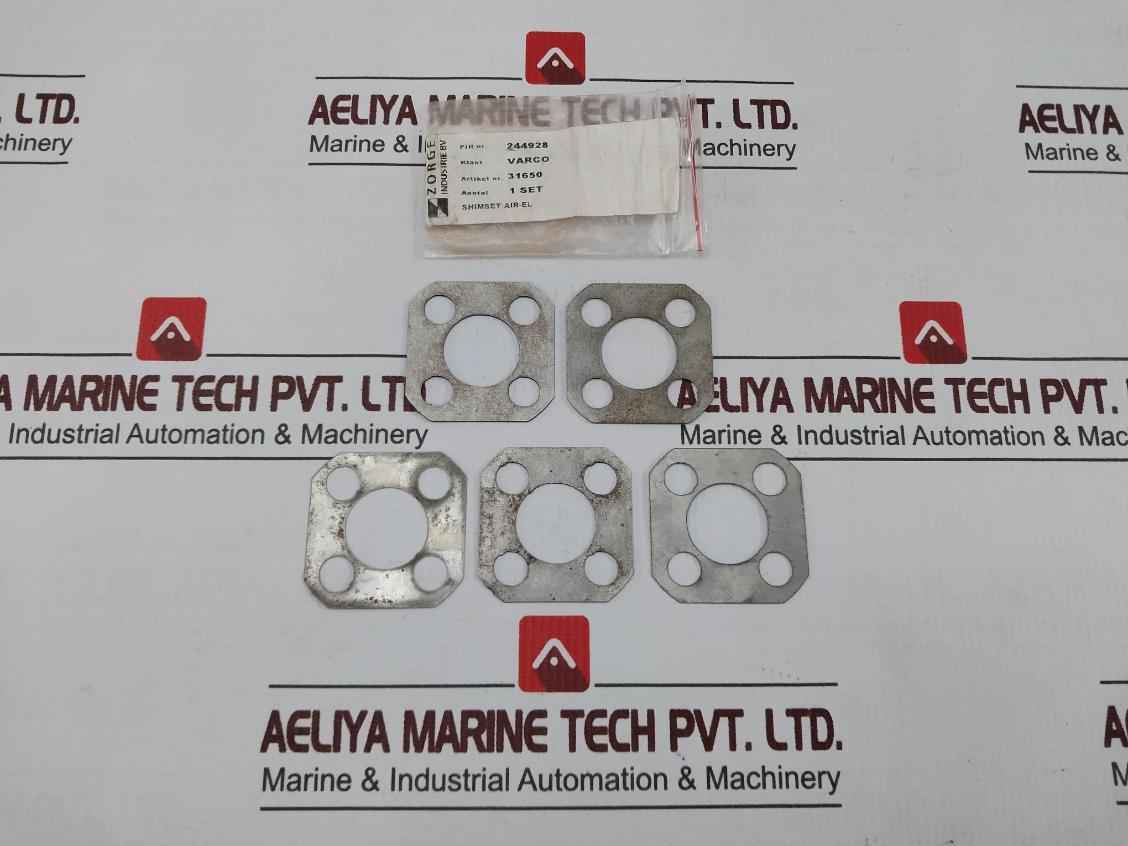 Zorge 31650 Shim Set For 6-1/2 In Elevator Replacement Part