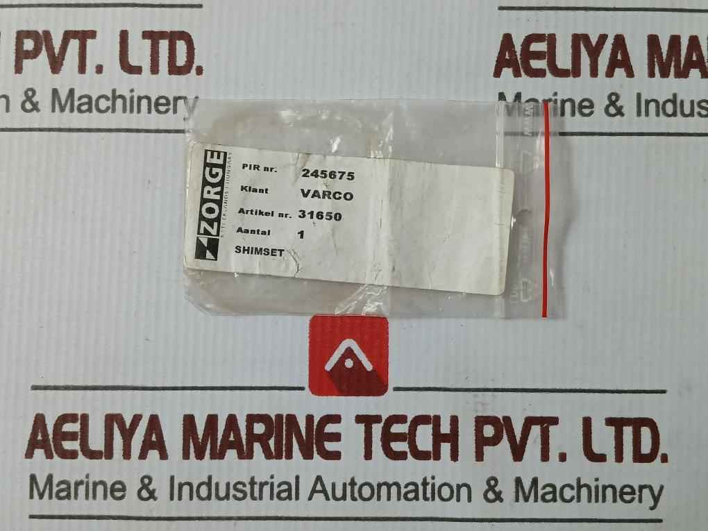 Zorge 31650 Shim Set For 6-1/2 In Elevators Replacement Part 25.04383