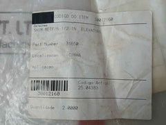 Zorge 31650 Shim Set For 6-1/2 In Elevators Replacement Part 25.04383