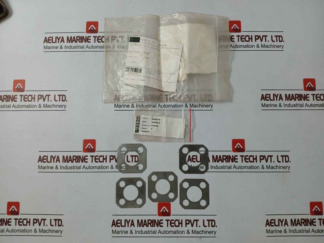 Zorge 31650 Shim Set For 6-1/2 In Elevators Replacement Part 25.04383