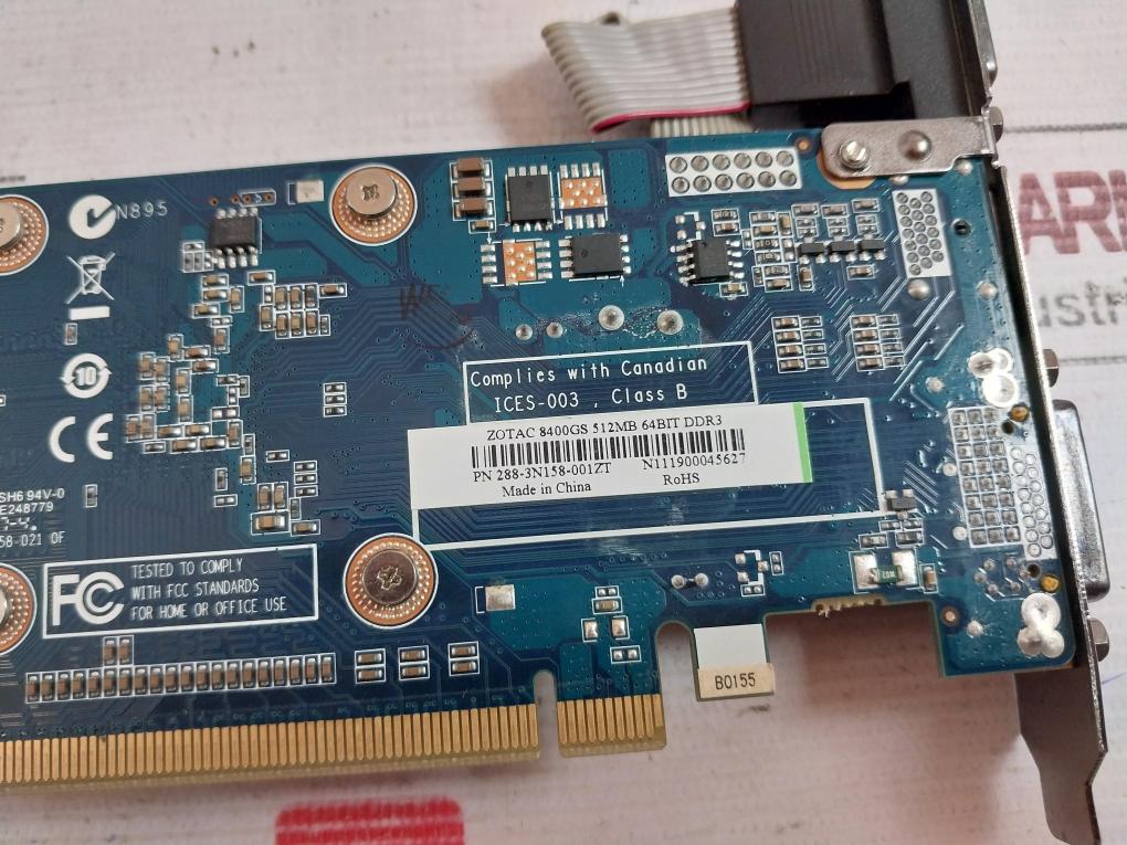 Zotac 8400Gs 288-3N158-001Zt Graphics Card 512Mb Ddr3 64-bit Zt-84Gem2M-hsl