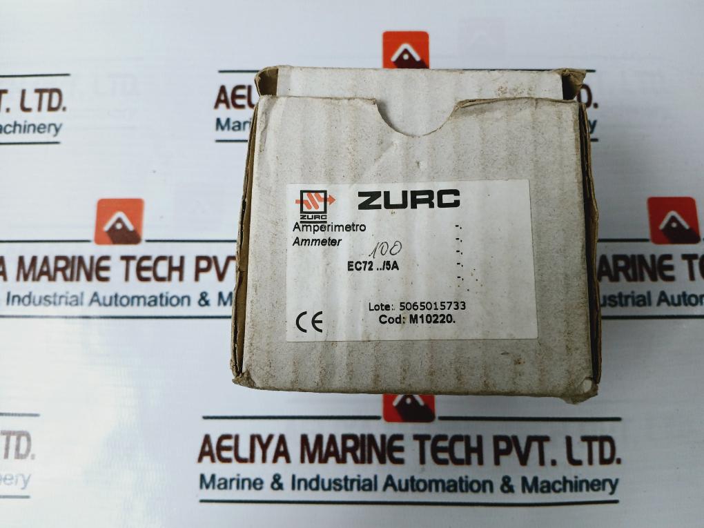 Zurc Ec72 Ammeter 45-65 Hz