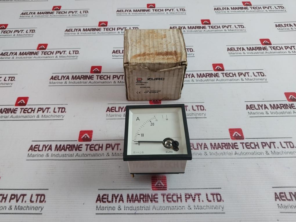 Zurc Ec72P2 25A Ammeter 0-50A