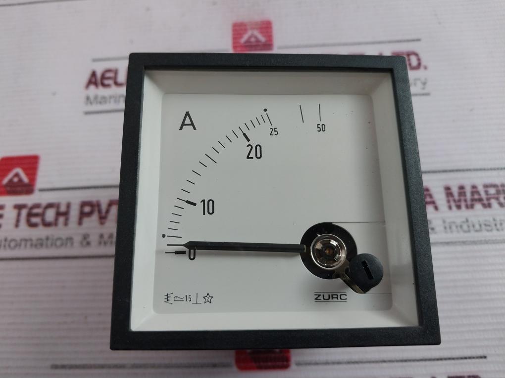 Zurc Ec72P2 25A Ammeter 0-50A