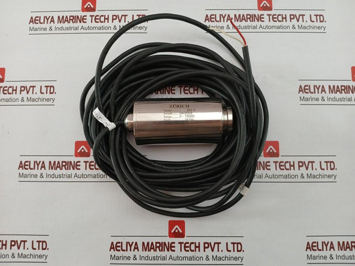 Zurich Pressure Transmitter 24V Dc 4-20Ma So-3