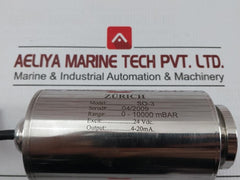Zurich Pressure Transmitter With Ventilated Cable 0-10000Mbar 24Vdc So-3