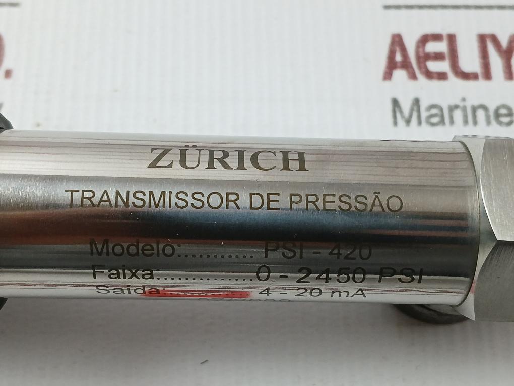 Zurich Psi-420 Pressure Transmitter 24 Vdc 4-20Ma