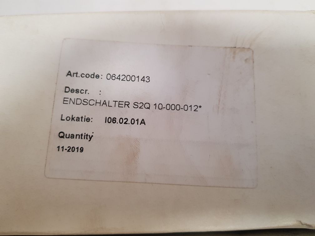 A.Nobel En Zn. 064200143 Endschalter