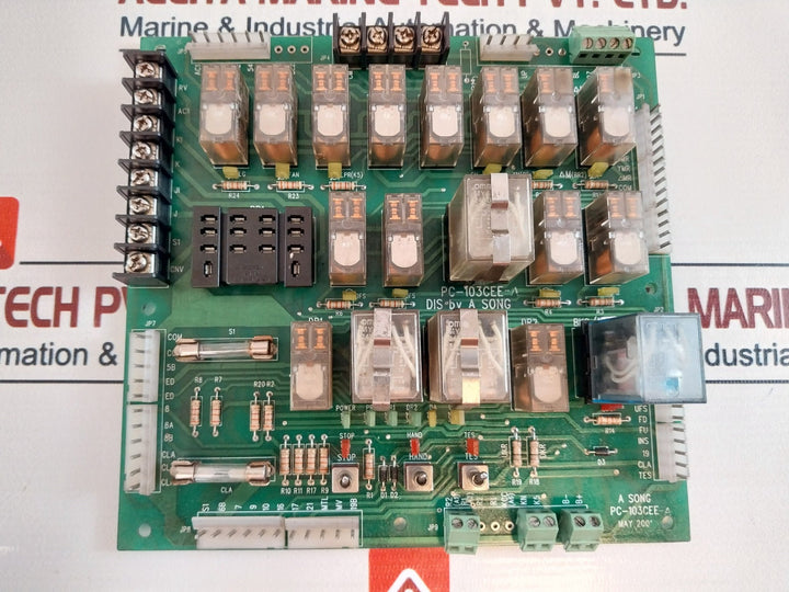 A Song Pc-103Cee-a Printed Circuit Board 690 Gm